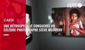 VIDÉO. L'hôtel de ville de Caen accueille une rétrospective du photographe Steve McCurry