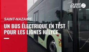 VIDÉO. Un bus électrique en test à Saint-Nazaire