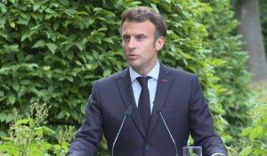Ukraine: Macron favorable à un statut de candidat "immédiat" à une adhésion à l'UE