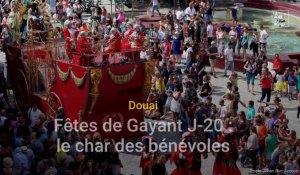 Douai, Fêtes de Gayant J- 20 : le char des bénévoles