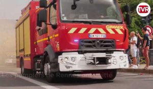 VIDÉO. Les pompiers rennais quittent la caserne St-Georges
