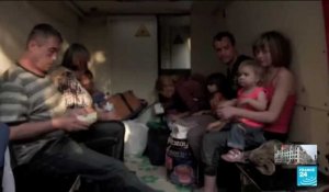 Guerre en Ukraine : des habitants de Lyssytchansk sont évacués