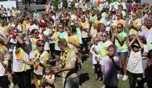 La course colorée "Les leus en couleurs" de Ligny en Cambrésis