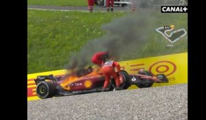 "J’ai vu que la voiture commençait à prendre feu..." : Carlos Sainz a eu très chaud au Grand Prix...