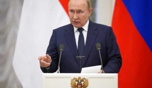 Le président russe Vladimir Poutine condamne une OTAN ancrée "dans la guerre froide"