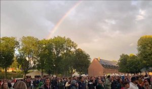 Main Square Festival: un superbe ciel à Arras après la pluie, jeudi