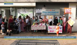 La colère des parents d'élèves après la suppression d'un atsem dans une école maternelle à Toulouse