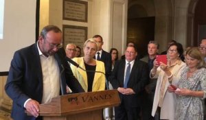 VIDÉO. Législatives 2022 : à Vannes, le maire David Robo annonce les résultats à l'hôtel de ville 
