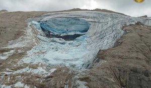 Un morceau de glacier s'effondre en Italie : six morts et des disparus