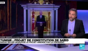 Tunisie : l'auteur de la Constitution désavoue le projet amendé par le président