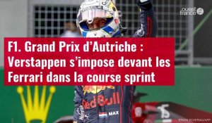 F1. Grand Prix d’Autriche : Verstappen s’impose devant les Ferrari dans la course sprint