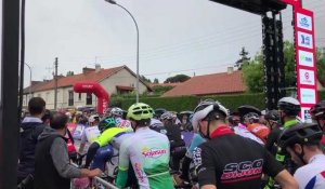 Départ championnats de France amateurs à Cholet