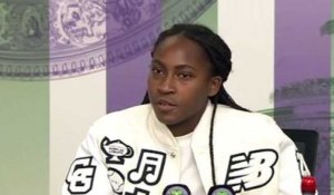 Wimbledon 2022 - Coco Gauff : "Coming here to Wimbledon, you feel so happy to play"