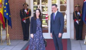Sanchez accueille la Première ministre néo-zélandaise Ardern avant le sommet de l'Otan
