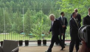 Sommet du G7: réunion entre Johnson, Biden, Scholz, Macron et Draghi