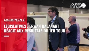 VIDÉO. Législatives 2022 : la réaction d'Erwan Balanant pour les résultats du 1er tour dans la 8e circonscription du Finistère