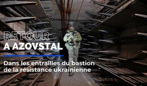 Guerre en Ukraine: visite dans les entrailles de l'usine Azovstal, symbole de la résistance à Marioupol
