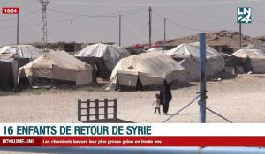 La Belgique a rapatrié de Syrie six femmes et 16 enfants de djihadistes présumés