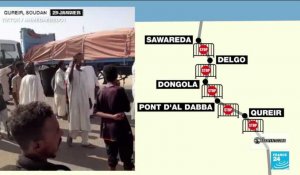 Des camions bloqués au Soudan, et des TikTokeurs qui démontent les clichés sur l'Afrique
