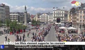 L'actu dans les Hauts-de-France du mercredi 6 juillet 2022 : Le Tour de France sur les pavés et la grèves à la SNCF