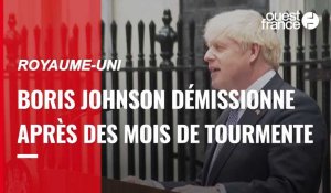 VIDÉO. Royaume-Uni : le Premier ministre Boris Johnson démissionne après des mois de scandales 