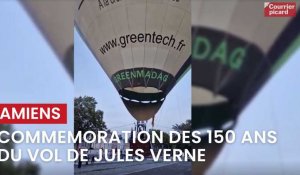 Commémoration des 150 ans  du vol de Jules Verne à Amiens