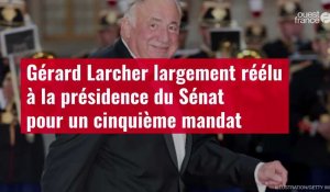 VIDÉO. Gérard Larcher largement réélu à la présidence du Sénat pour un cinquième mandat