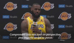 LeBron James dédie sa 21e saison NBA à son fils Bronny