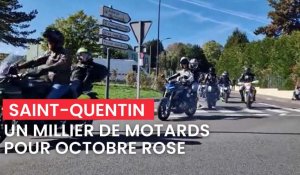 Un millier de motards pour Octobre rose dans les rues de Saint-Quentin