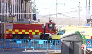 Espagne : images des secours après un incendie mortel dans une boite de nuit à Murcie