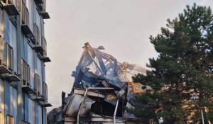 Incendie d'un verre et acier à Rouen : l'opération des pompiers toujours en cours dimanche matin