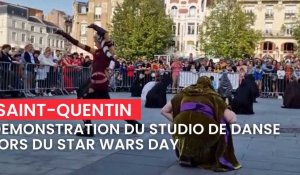 Démonstration du studio de danse Estelle-Pruvot à l'occasion du Star Wars Day à Saint-Quentin