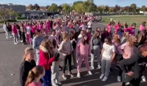 Les élèves de la cité scolaire de Sézanne étaient mobilisés à l’occasion d’octobre rose