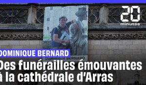 Les obsèques émouvantes de Dominique Bernard à la cathédrale d'Arras #shorts