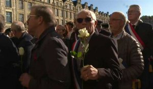 Attentat d'Arras: rassemblement en hommage au professeur tué