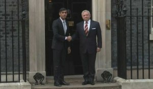 Royaume-Uni : le roi de Jordanie Abdullah II arrive à Downing Street