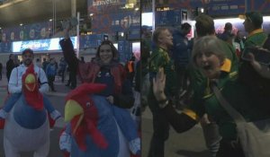 Rugby/Mondial-2023: les supporters arrivent au stade avant France-Afrique du Sud
