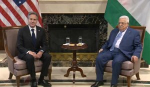Le secrétaire d'Etat américain rencontre le président de l'Autorité palestinienne en Jordanie