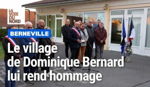 A Berneville, village de Dominique Bernard, "nous pleurons la perte de ce héros"