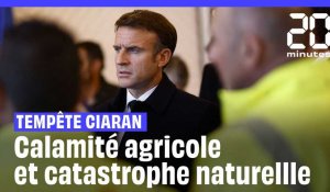 Tempête Ciaran: Macron promet l’état de «catastrophe naturelle et la «calamité agricole» #shorts