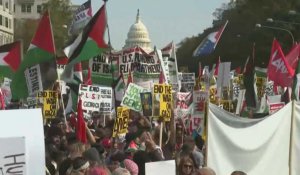 Etats-Unis : plusieurs milliers de manifestants en soutien aux Palestiniens