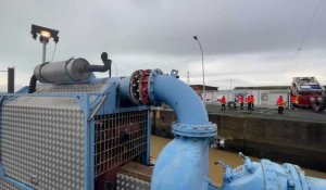 Dunkerque : des pompes installées pour faire baisser le niveau des crues