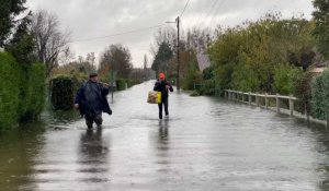 Inondations : La Calotterie sous les eaux de la Canche