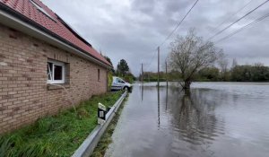Inondations : ça continue à Guînes ce vendredi matin