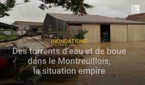 Montreuillois :  des torrents d’eau et de boue, la situation empire