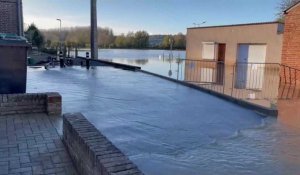 Thérouanne : une lente décrue après les inondations