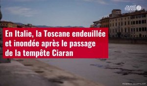 VIDÉO. En Italie, la Toscane endeuillée et inondée après le passage de la tempête Ciaran