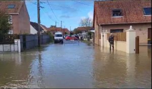 Inondations à Recques-sur-Hem