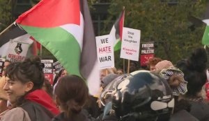 Des centaines de personnes manifestent à Londres pour demander la fin de la guerre à Gaza
