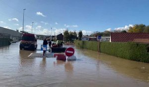 Inondations: Les évacuations continuent à Arques où l’eau monte toujours